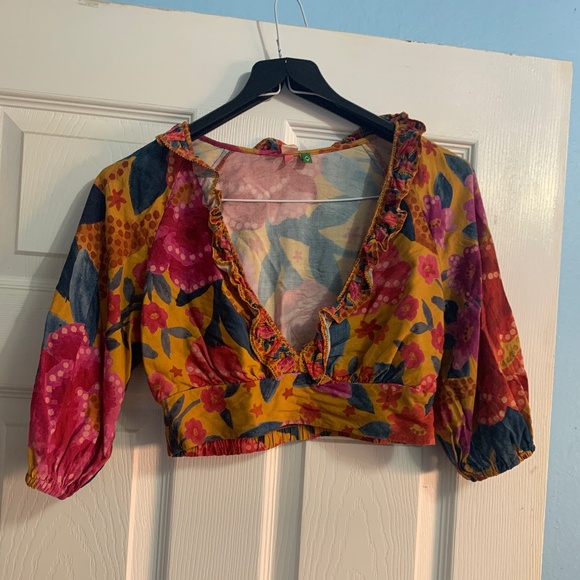 Farm Rio crop top , cotton - Picture 1 of 1